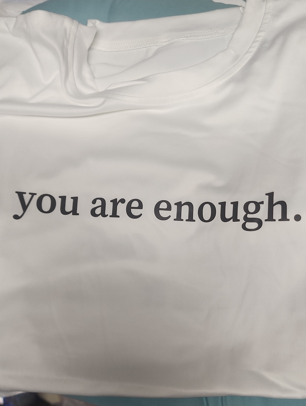 You Are Enough White Women's Graphic Tee
